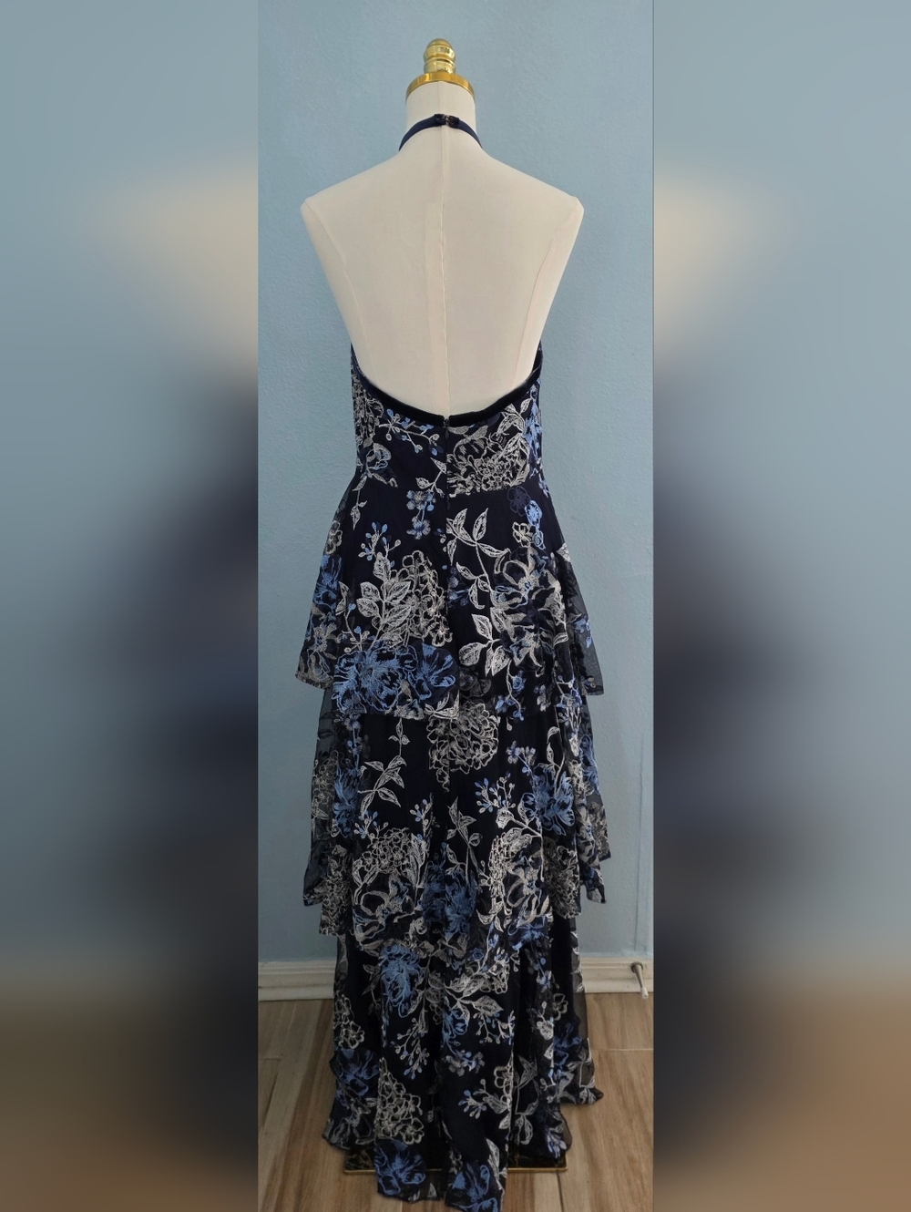 Marchesa Notte Embroidered Tulle Gown - Picture 5 of 8